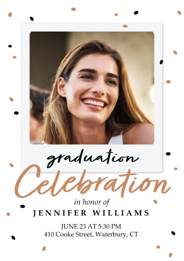 Online Graduation and Confetti