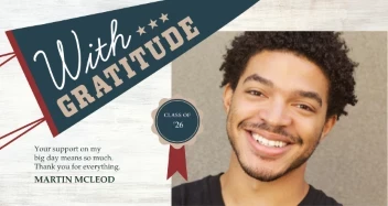 Gratitude Pennant Flag