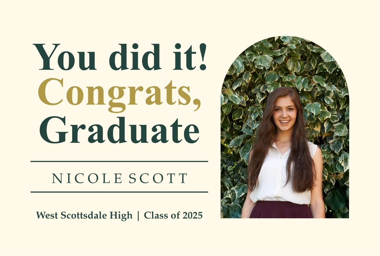 Modern Grad Frame