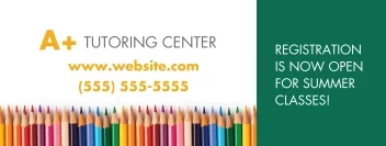 Chalkboard And Pencils