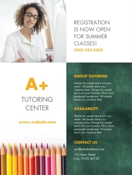 Chalkboard And Pencils