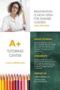 Chalkboard And Pencils