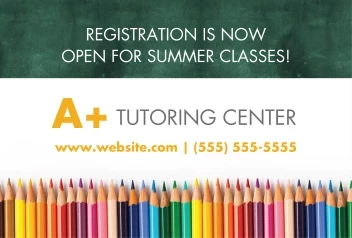 Chalkboard And Pencils