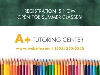 Chalkboard And Pencils