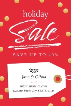 Confetti Holiday Sales