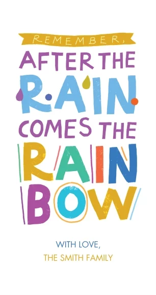 Rainbow Lettering