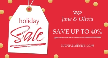 Confetti Holiday Sales