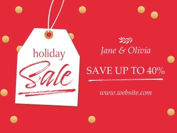 Confetti Holiday Sales