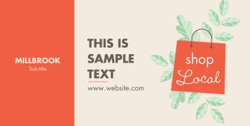 Shop Local Green Leaves