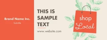 Shop Local Green Leaves