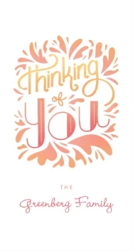 Thinking of You Fun Flourish