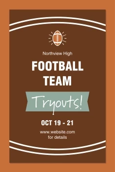 Football Team Tryouts
