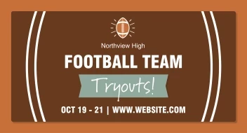 Football Team Tryouts