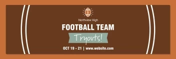 Football Team Tryouts