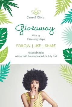 Tropical Palm Leaves