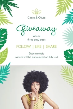 Tropical Palm Leaves