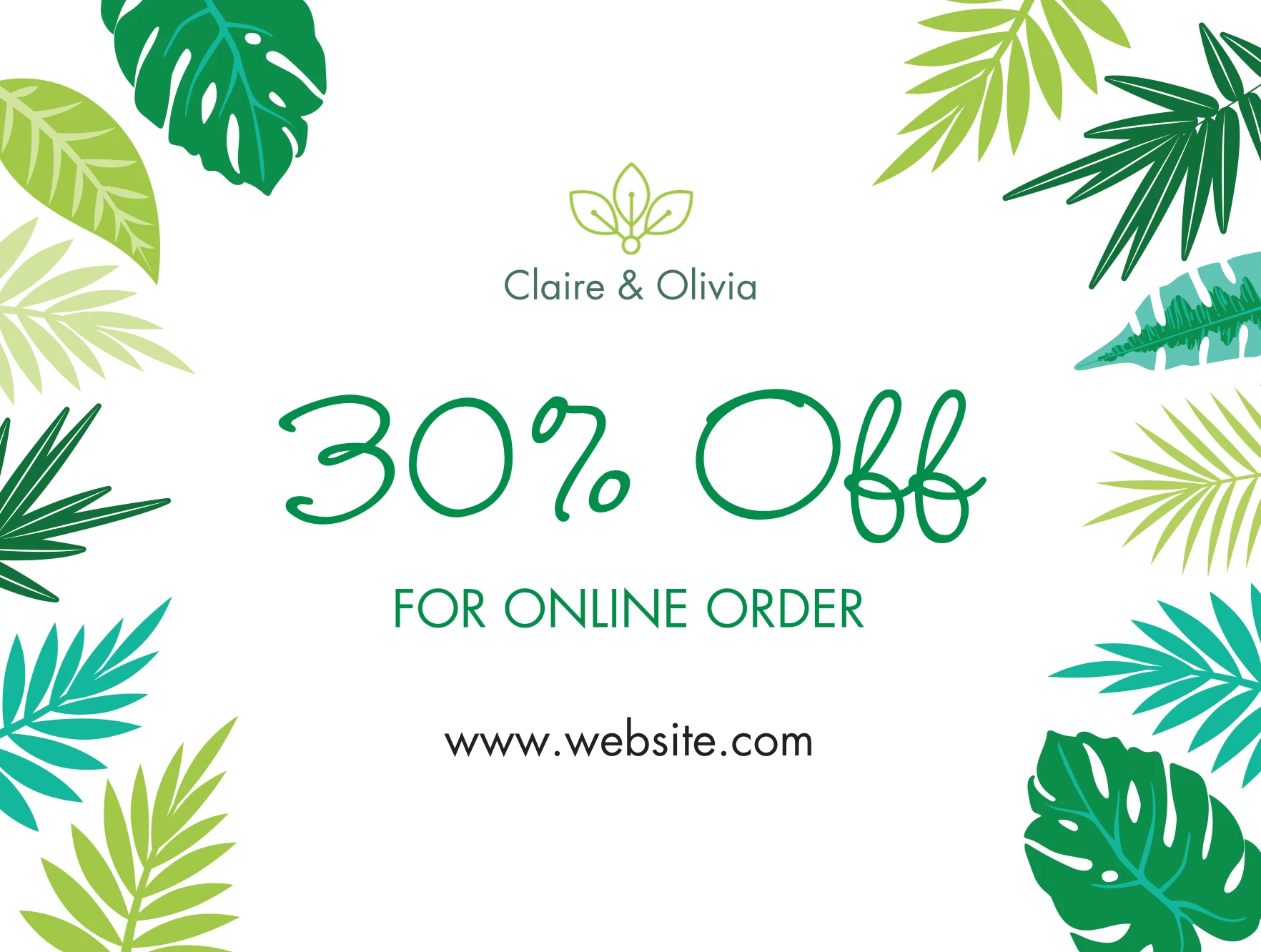Tropical Palm Leaves