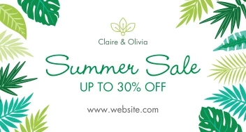 Tropical Palm Leaves