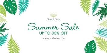 Tropical Palm Leaves