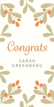 Floral Congrats