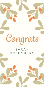 Floral Congrats