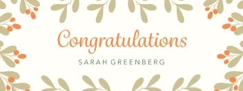 Floral Congrats