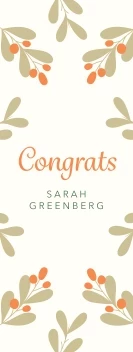 Floral Congrats