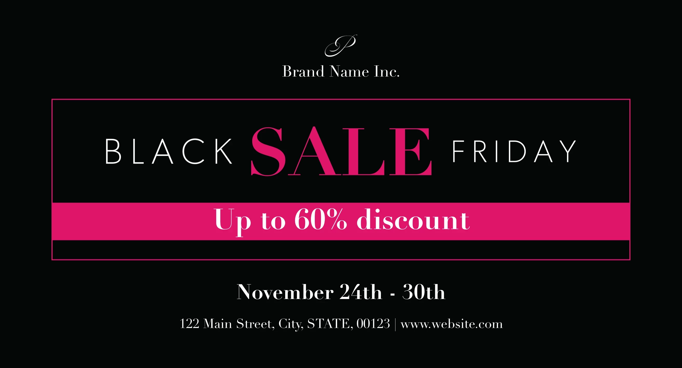 Colorful Frame Black Friday