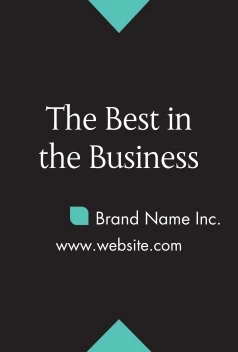 Bold Slogan Business Poster