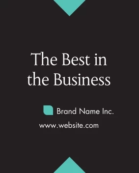 Bold Slogan Business Poster