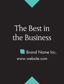 Bold Slogan Business Poster