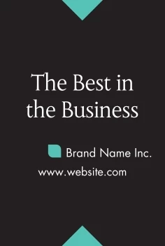 Bold Slogan Business Poster