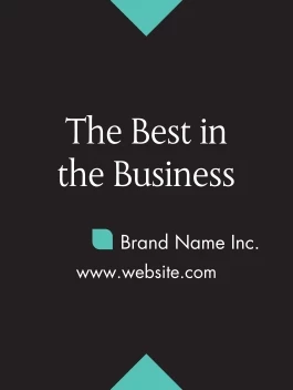 Bold Slogan Business Poster