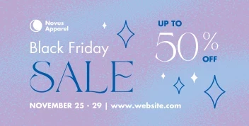 Joyful Gradient Black Friday