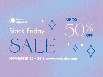 Joyful Gradient Black Friday