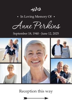 Memorial Reception Poster