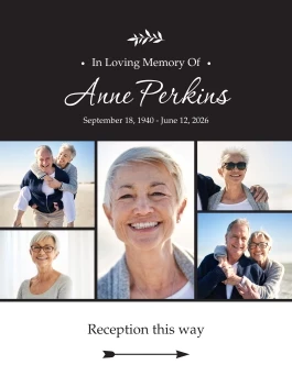 Memorial Reception Poster