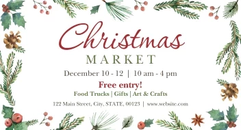 Christmas Market Foliage