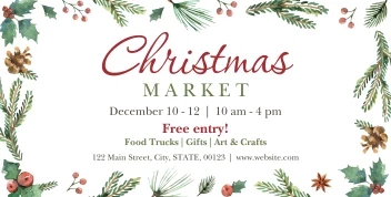 Christmas Market Foliage