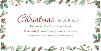 Christmas Market Foliage