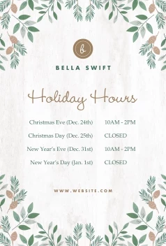 Pinecones Pattern Poster