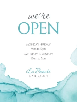 Watercolor Texture Poster