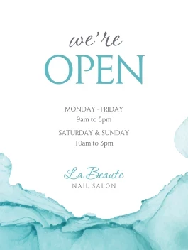 Watercolor Texture Poster