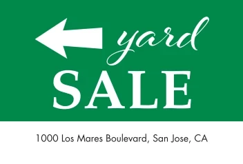 Yard Sale Sign