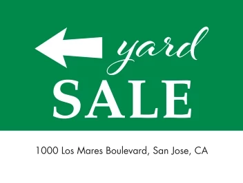 Yard Sale Sign