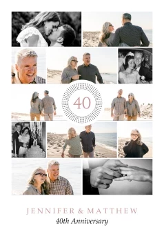 Modern Anniversary Poster