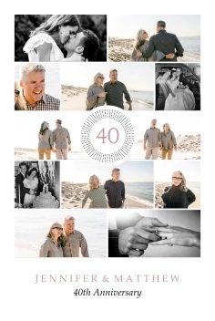 Modern Anniversary Poster