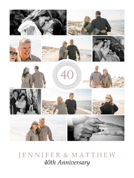 Modern Anniversary Poster