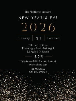 New Years Event Sparkles