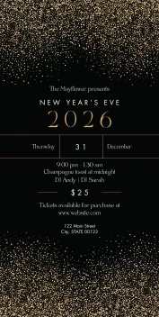 New Years Event Sparkles